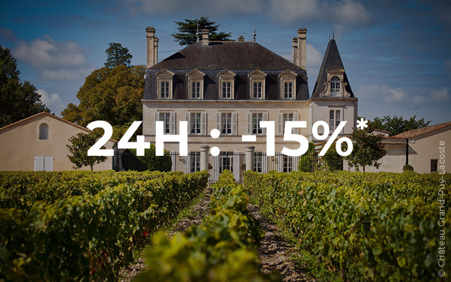 W1NE DAY! 15% discount on Château Grand-Puy-Lacoste wines